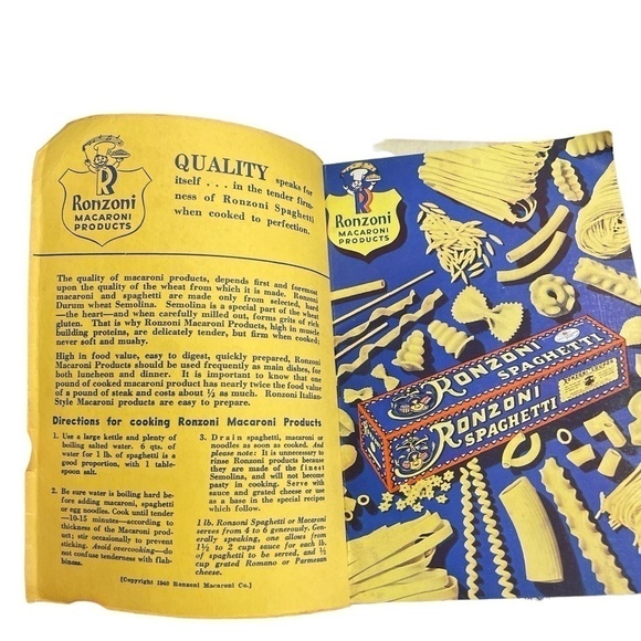 Vintage 1940 Ronzoni Kitchen Guide - Picture 2 of 4